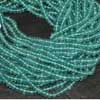 Very Fine Natural Green Apatite Smooth Polished Roundel Beads Size 5mm Approx. 
